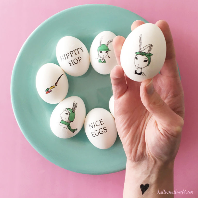 Temporary Tattoo Easter Eggs Blog