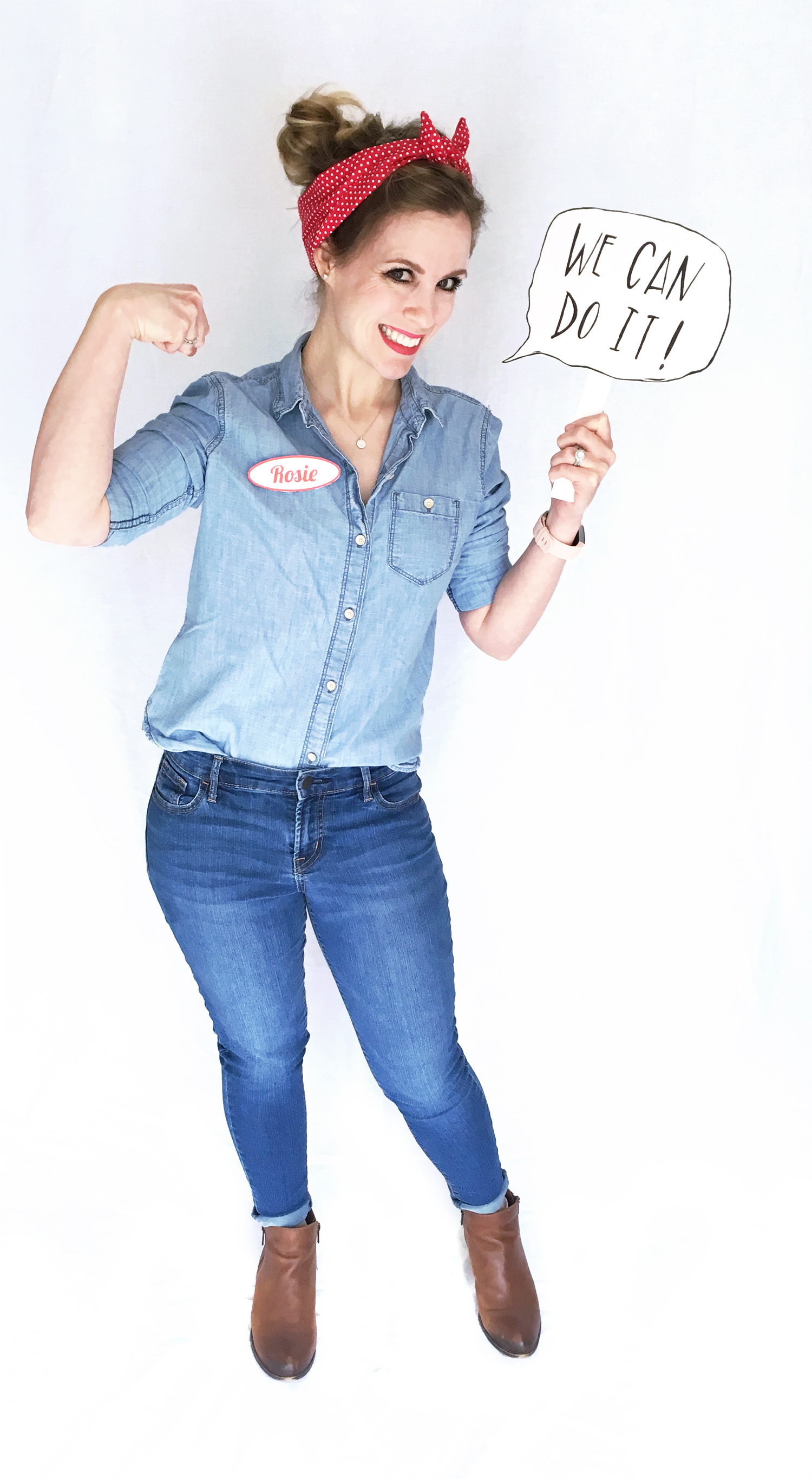 Rosie The Riveter Costume Hair And Makeup Saubhaya Makeup