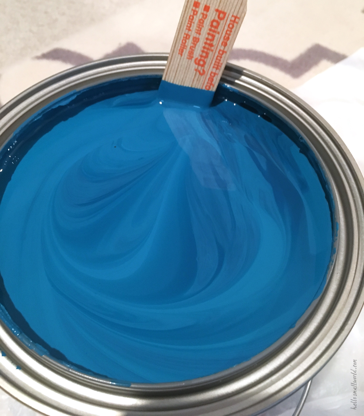 the real teal paint from home depot