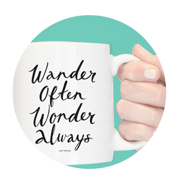 Wander Often Wonder Always Mug