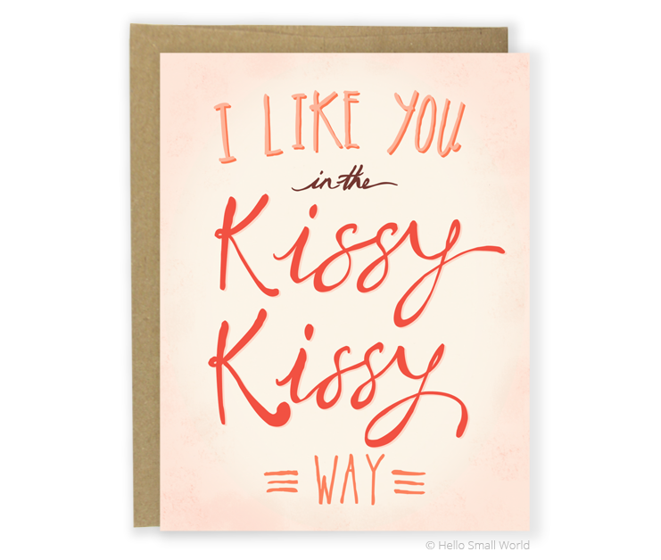 kissy kissy card